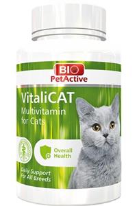 Bio PetActive Biopetactive Vitalicat Kedi Multivitamin Tableti 75 Gr 150 Tablet Kediler Için Multivitamin