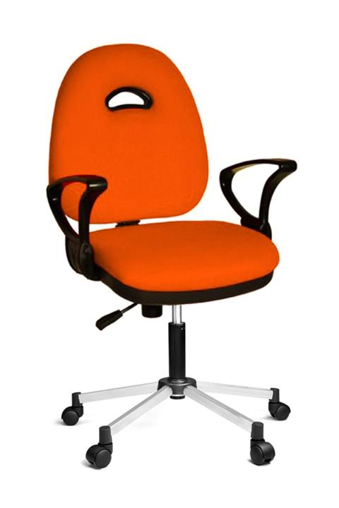 Türksit Kozmo Yönetici Koltuk Krom Ayak Turuncu
