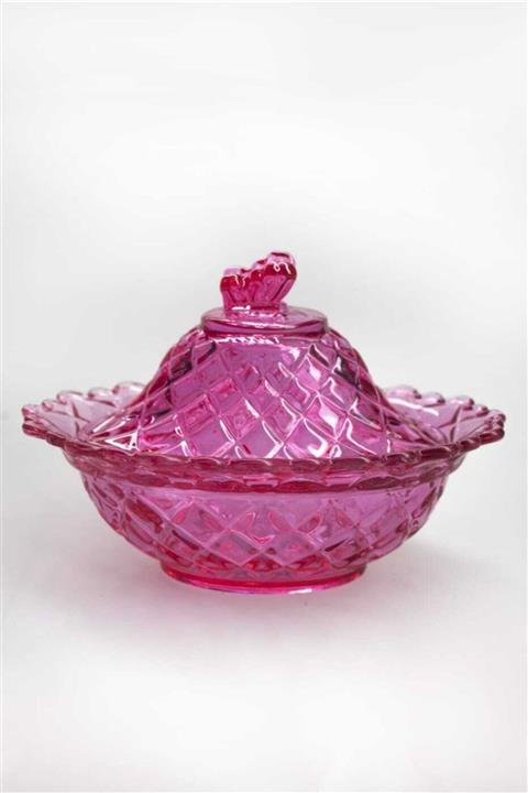 Madame Coco Cocon Pembe Cam Şekerlik