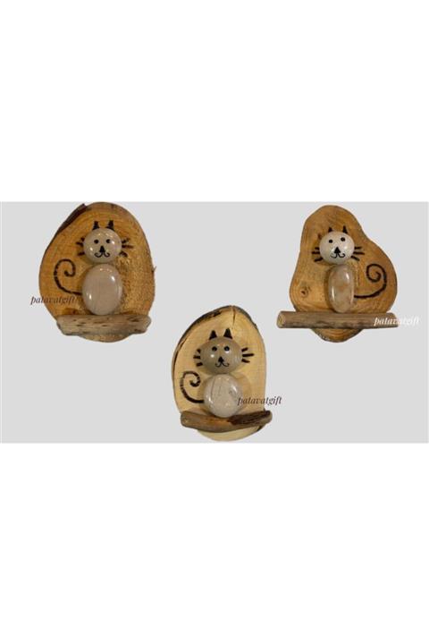 Patavat Kedili Buzdolabı Magneti Dekoratif