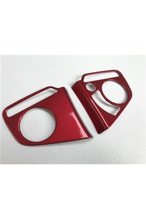 GENPO Honda Civic Fc5 Direksiyon Kaplama 2 Parça (kırmızı)