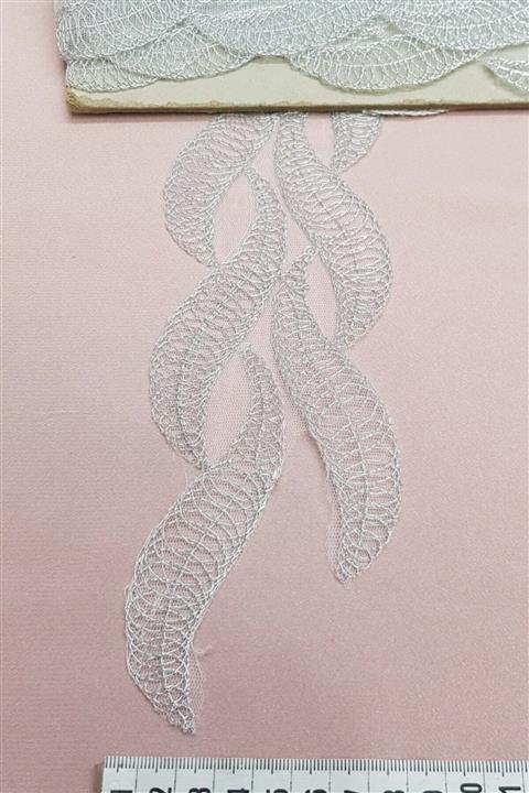 Hayalperest boncuk Gümüş Simli Fransız Güpür Dantel