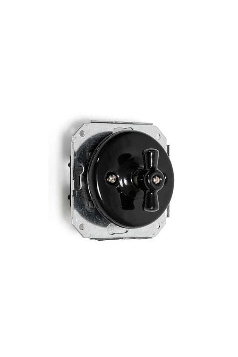 Nexo Porselen Anahtar Sıva Altı Siyah Aç Kapa 1 Adet