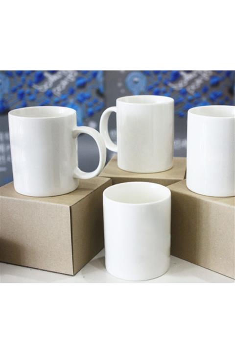 Rood Wit 6 Adet Beyaz Kupa Bardak