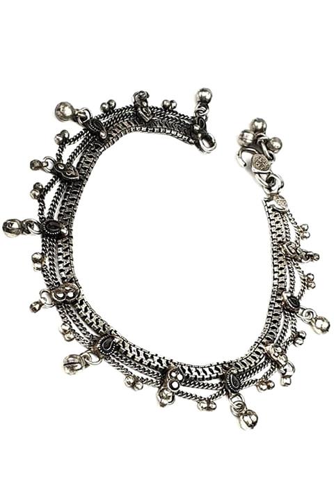 OSESHOP Tasarım El Işi 925 Ayar Gümüş Halhal