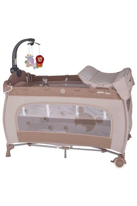 Kraft Calipso 2 Dönenceli (70x120 Cm) Bej Oyun Parkı