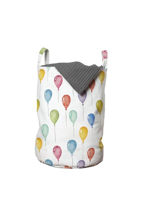 Rengirenk Rengarenk  Renkli Balonlar Çamaşır Sepeti