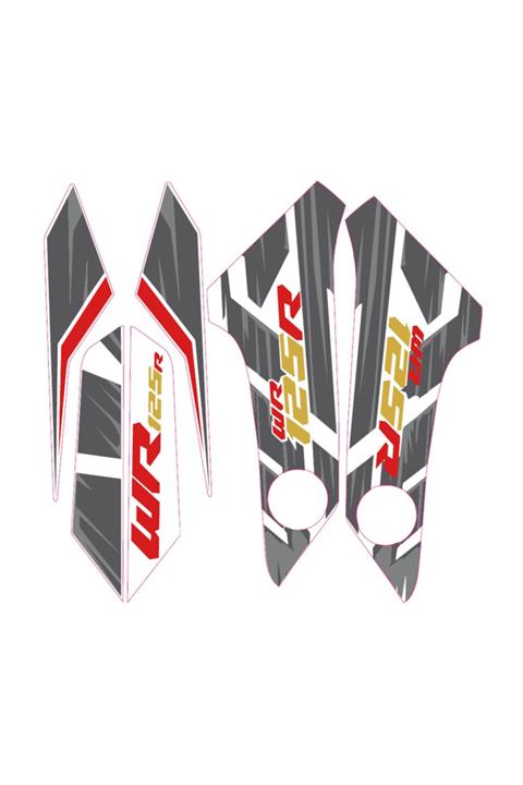 OMAD Beyaz Yamaha Wr 125 R Sticker Seti