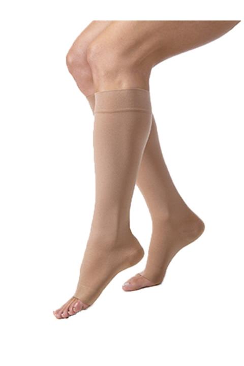 ABC CASE Diz Altı Burnu Açık Varis Çorabı