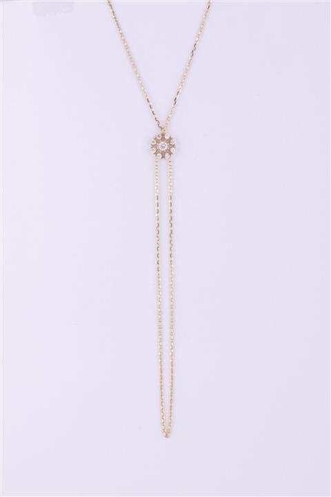 NAR ALTIN Kadın Sarı 14 Ayar Altın Kar Tanesi Şahmeran