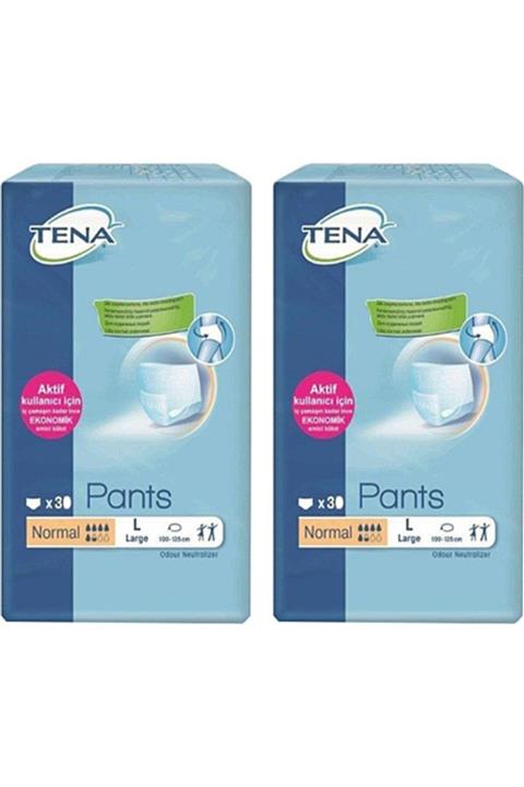 TENA Külotlu Hasta Alt Bezi Large 5.5 Damla 30'lu 2 Paket