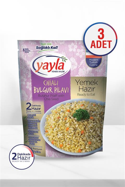 Yayla Chialı Bulgur Pilavı 250GR 3'Lü Paket