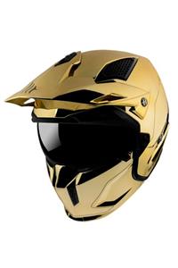 MT Kask Streetfighter Sv Chromed A9 Gold Parlak Altın Rengi