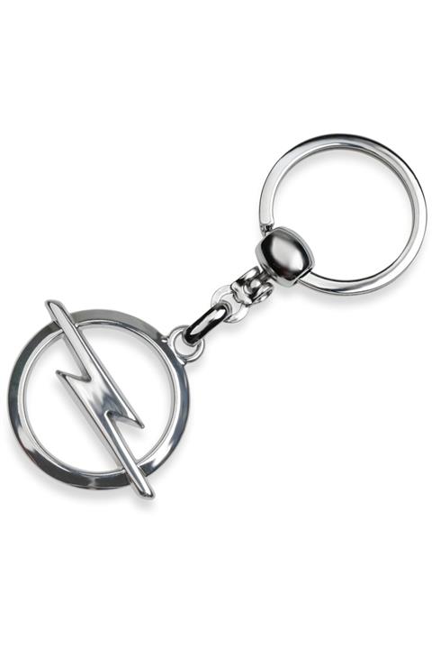 Modül Opel Logolu Metal Otomobil Anahtarlığı - Krom Kaplamalı - Kampanyalı