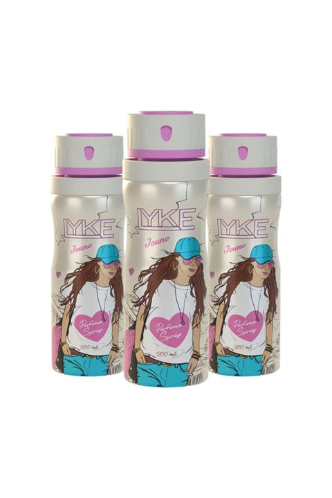 Lyke Jeune Kadın Parfüm Sprey 3 Lü Set 3x200ml