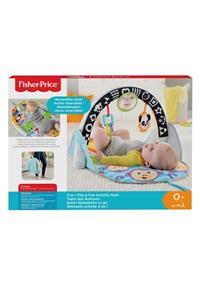 FISHER PRICE Fisher Price Orman Arkadaşları Jimnastik Merkezi, 3 Oyuncaklı, Kontrastlı, Parlak Renkler Fxc14
