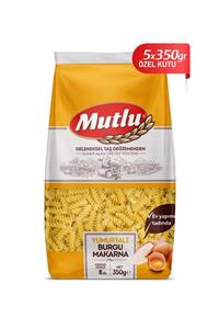 Mutlu Makarna Yumurtalı Burgu 350 Gr X 5 Paket