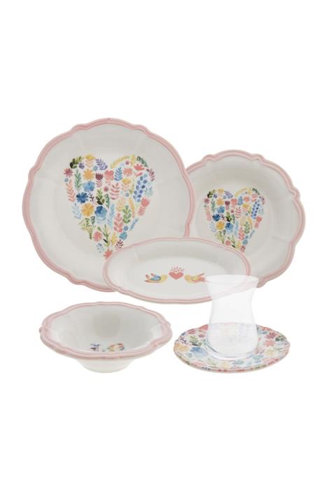 Karaca Bloom 26 Parça 6 Kişilik Kahvaltı Seti