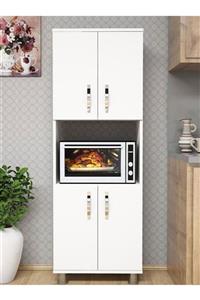 EraHome 4 Kapaklı Fırın Bölmeli Mdf Mutfak Dolabı
