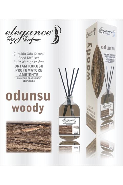 Elegance vip Perfume Reed Diffuser Bambu Çubuklu Oda Kokusu 110 Ml Odunsu