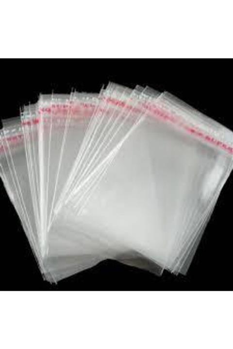 linka 30 Cm X 45 Cm Şeffaf Bantlı Yapışkanlı Jelatin Poşet 25 Adet Opp