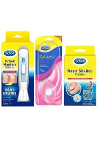 Scholl Ilaçlı Flaster+tırnak Kiti+ Açık Ayakkabılara Özel Tabanlık