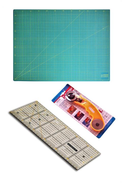 SİNGER Orjinal Patchawork Seti (kesim Panosu-döner Bıçak-cetvel)