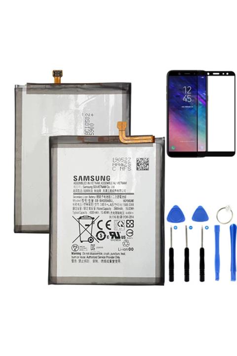 Samsung A50 A505 A505f  Batarya Pil Kırılmaz Cam+Tamir Seti