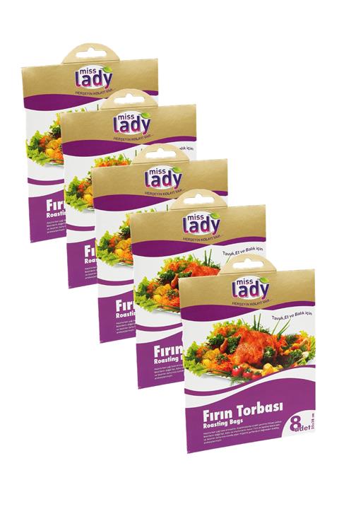 Miss Lady Yanmaz Fırın Torbası 8'li