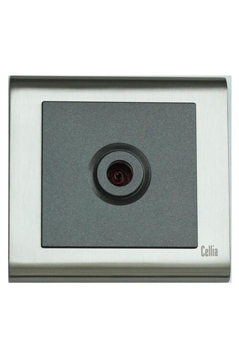 MAKEL Cellia Tv Priz Füme Kapak Saten Çerçeve