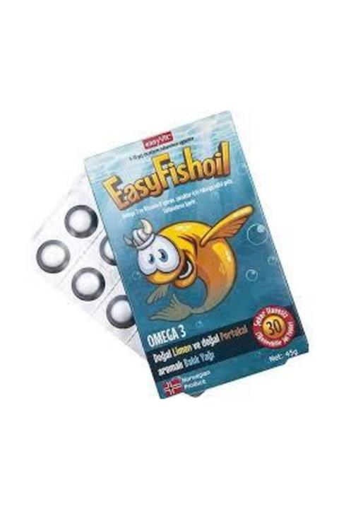 Easy Fishoil Omega3 Doğal Limon Ve Doğal Portakal Aromalı 30 Tablet