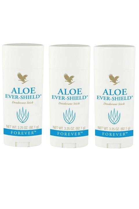 Forever Aloe Ever-shield Deodorant Stick Rollon 3 Adet