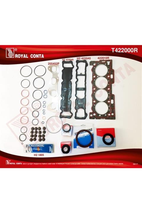 Royal Motor Takım Contası (alt / Ust Full) S,k,c Dahıl Corteco Kecelı
