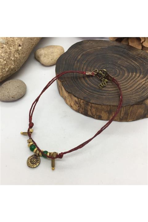 Porsuk Alternatif El Yapımı Etnik Otantik Bohem Hippi Halhal