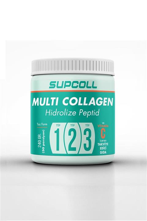 Supcoll Multi Collagen 30 Günlük Kullanım Toz Form
