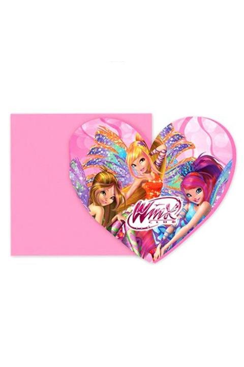Partioutlet Wınx Davetiye Kartı 6 Adet