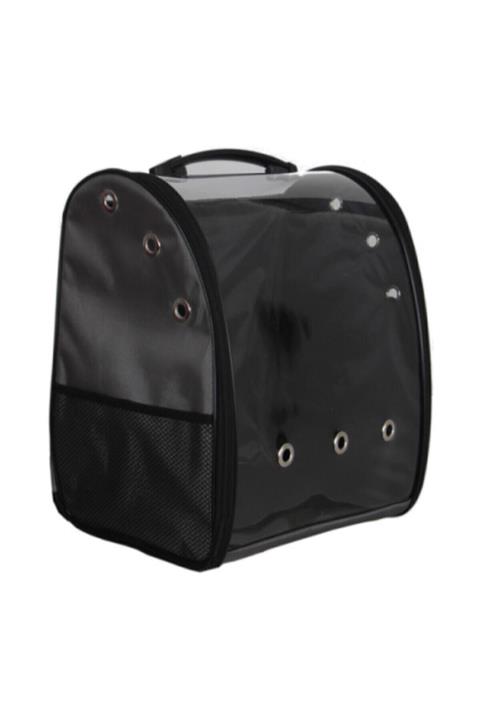 Tam12 Kedi Köpek Taşıma Çantası Evcil Hayvan Seyahat Şeffaf Sırt Çantası