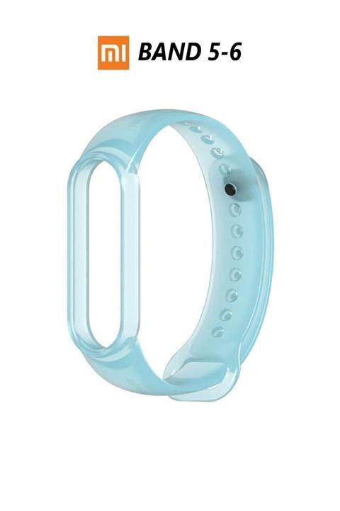 Xiaomi Mi Band 5 Ve 6 Uyumlu A Yüksek Kalite Buzlu Turkuaz Kordon Kayış