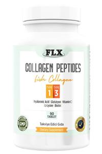 FLX Collagen Fish Peptides Glutatyon Biotin Tip 1-3 Balık Kollajen 90 Tablet