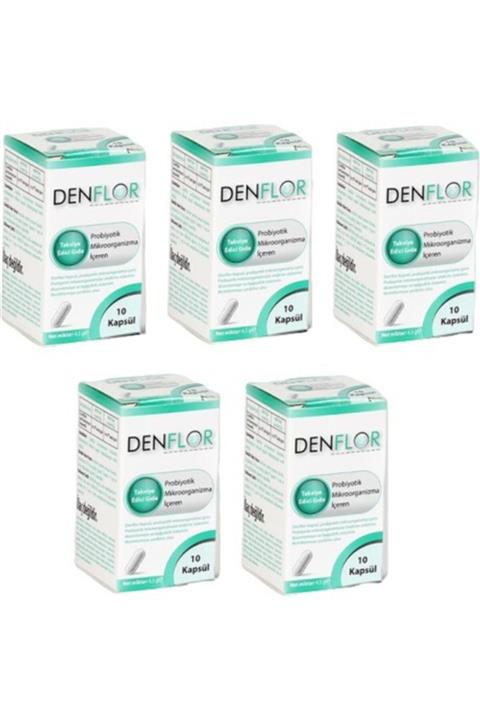 denflor Probiyotik 10 Kapsul 5 Adet