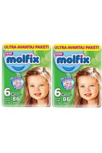 Molfix Bebek Bezi Ultra Avantaj Paketi 6 Numara Xl 2x86 Adet