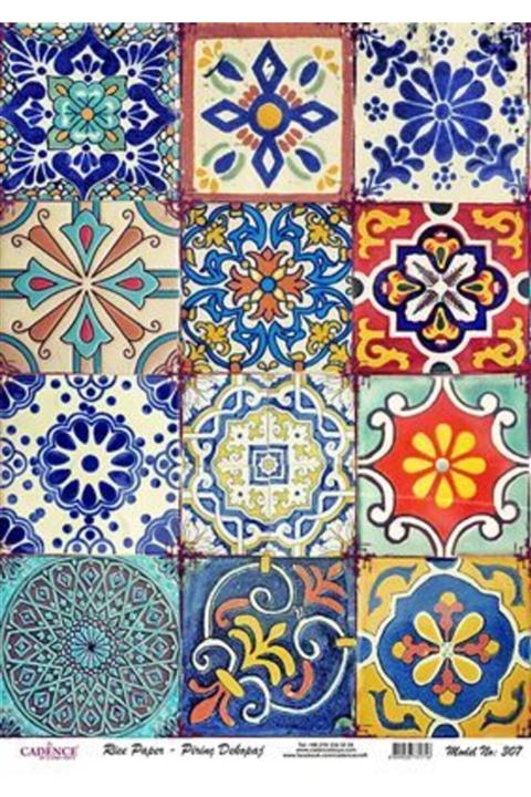 HOBİ Pirinç Kağıt Dekopaj 30*40cm -307