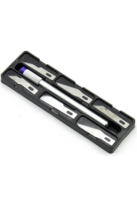 Titi Yayınları Titi 1170 Mini Hobi Kraft Maket Bıçağı Seti 7 Parça