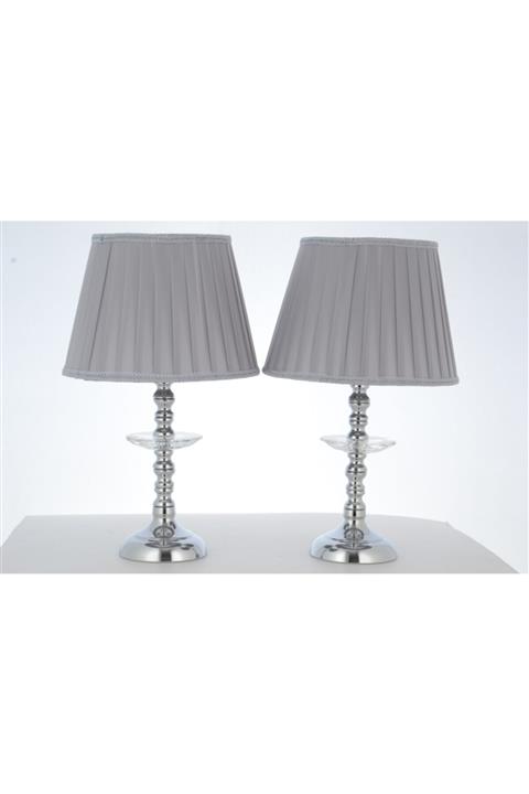 AbajurAksesuar Venüs 2 Li Gümüş Abajur