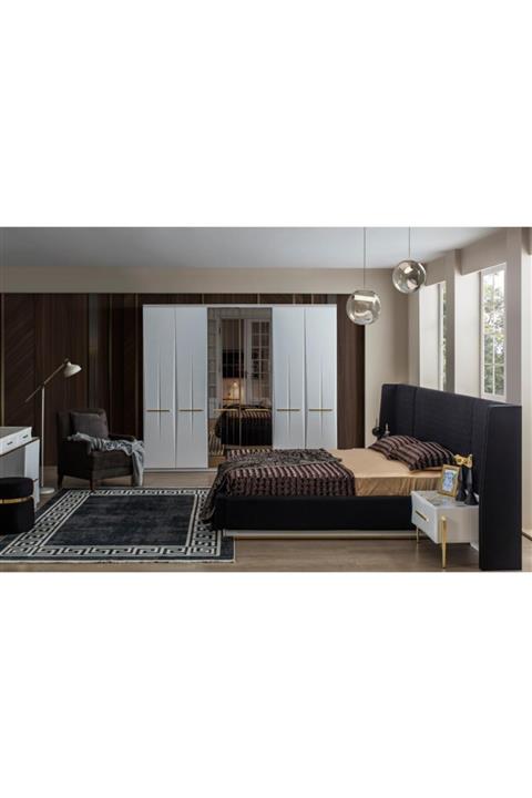 Engince Mobilya Semburg Yatak Odası Takımı Beyaz