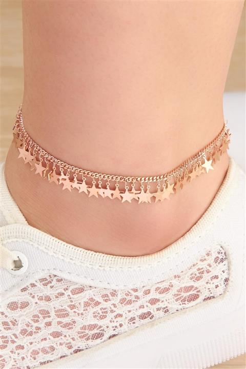 Tmt Silver Gümüş Rose Yıldız Halhal