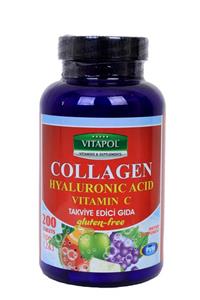 Vitapol Collagen Hyaluronic Acid Vitamin C 200 Tablet (tip 1,2,3)