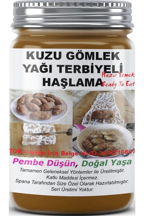 SPANA Kuzu Gömlek Yağı Terbiyeli Haşlama Ev Yapımı Katkısız 330gr