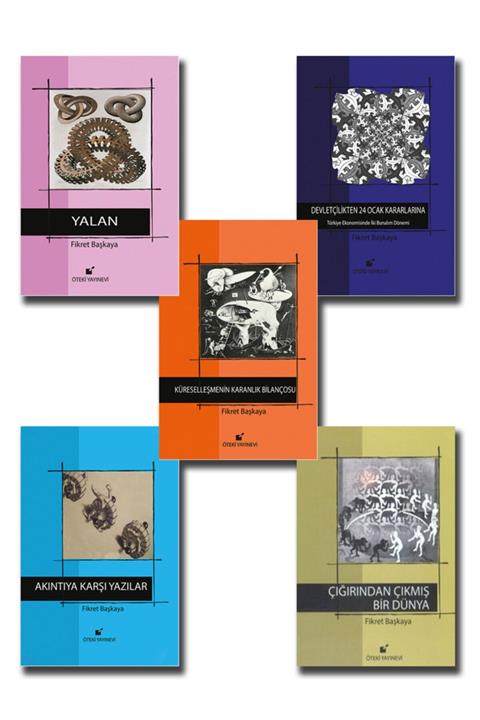 Öteki Yayınevi Fikret Başkaya Seti 5 Kitap Ciltli (yalan, Küreselleşmenin Karanlık Bilançosu, Çığırından Çıkmış...)