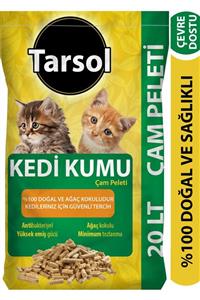 TARSOL TARIM Tarsol Kedi Kumu Çam Peleti 20 Lt Ekonomik Boy %100 Organik